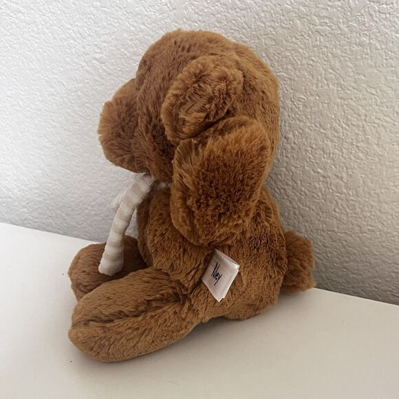 Aurora World Riley Teddy Bear With Striped Scarf Plush Stuffed Animal 8” - Picture 7 of 10